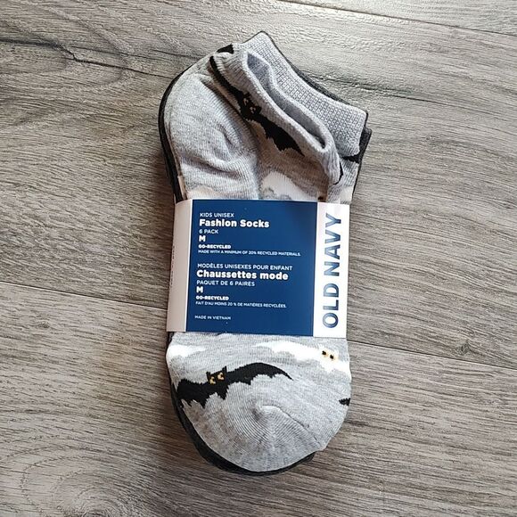 Brand New Printed 6-Pack Size Medium (13-3Y) Halloween Unisex Ankle Socks - Picture 3 of 9